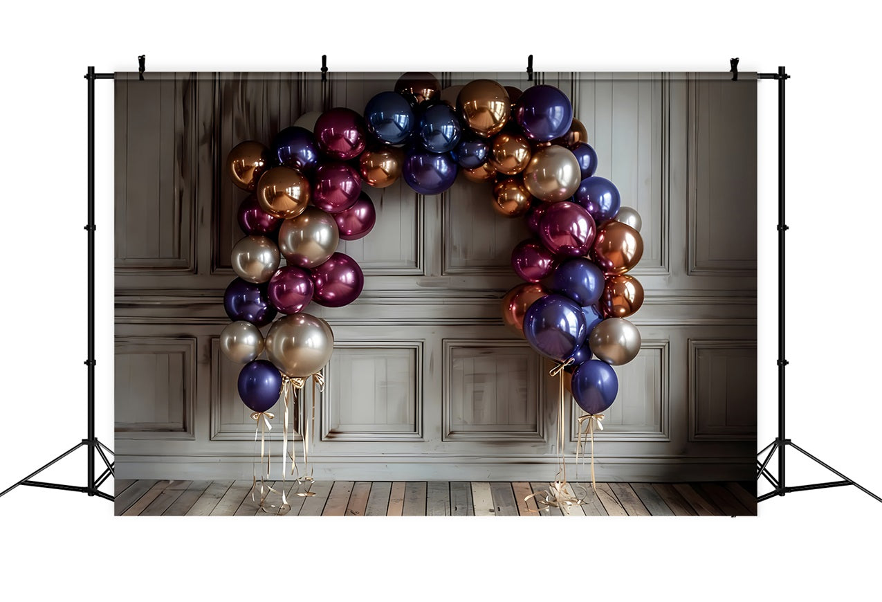 Retro Wand Fotohintergrund Mixed Ballon Display Hintergrund BRP10-288
