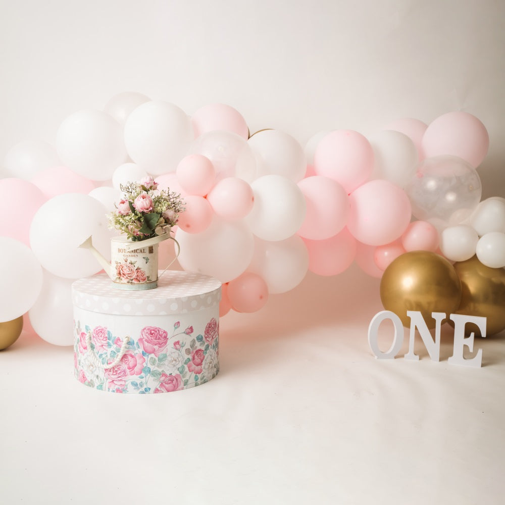 Hintergrund für 1. Geburtstag Gießkanne Ballon Hintergrund BRP10-358