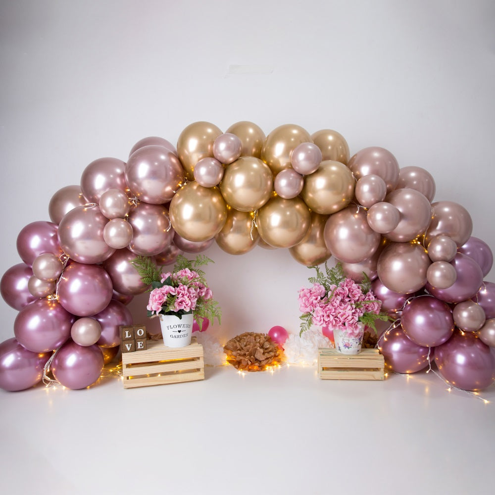 Happy Birthday Fotohintergrund Rose Ballon Hintergrund BRP10-371