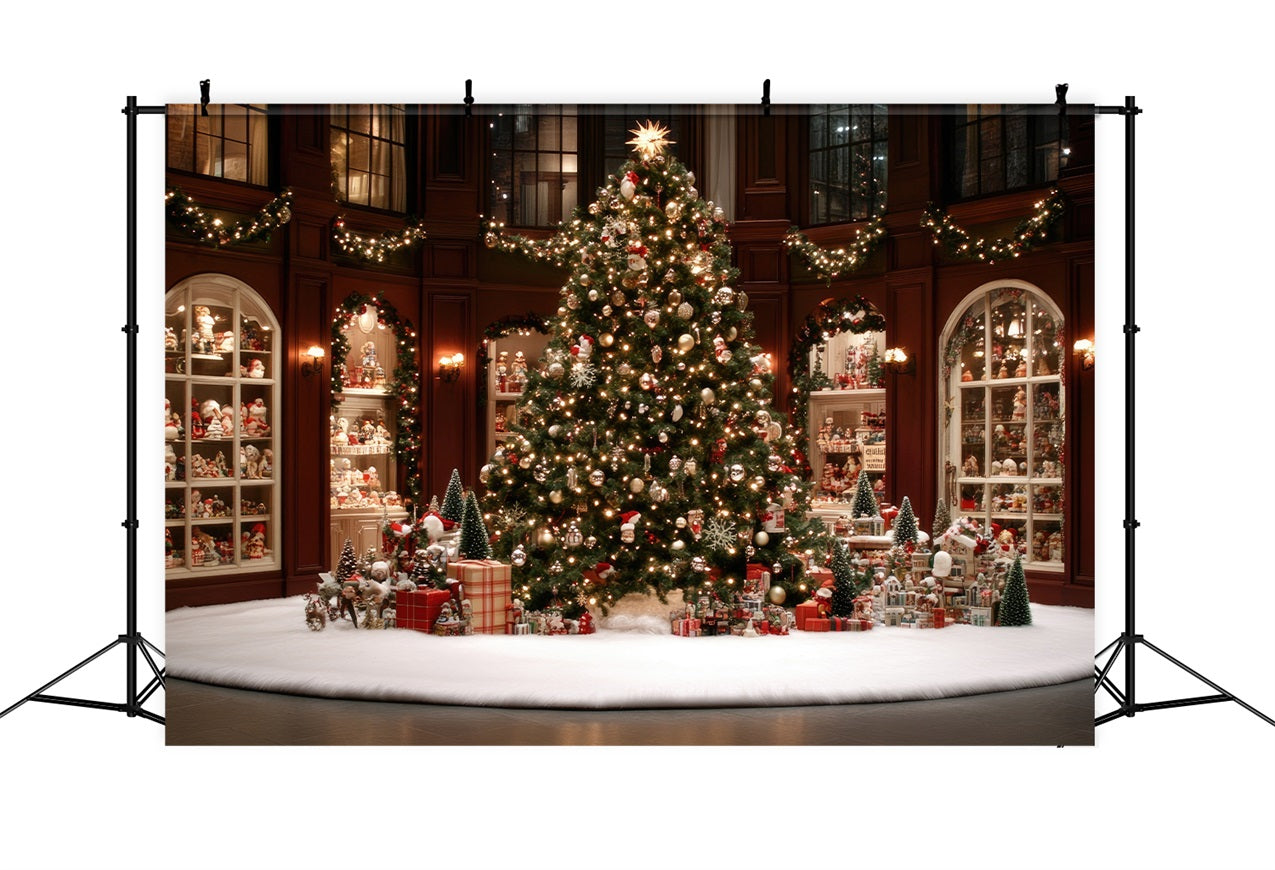 Weihnachtsbaum Fotohintergrund Lavish Celebration Backdrop BRP11-204