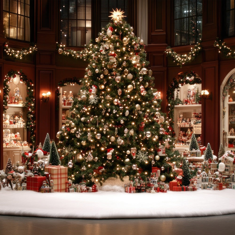 Weihnachtsbaum Fotohintergrund Lavish Celebration Backdrop BRP11-204