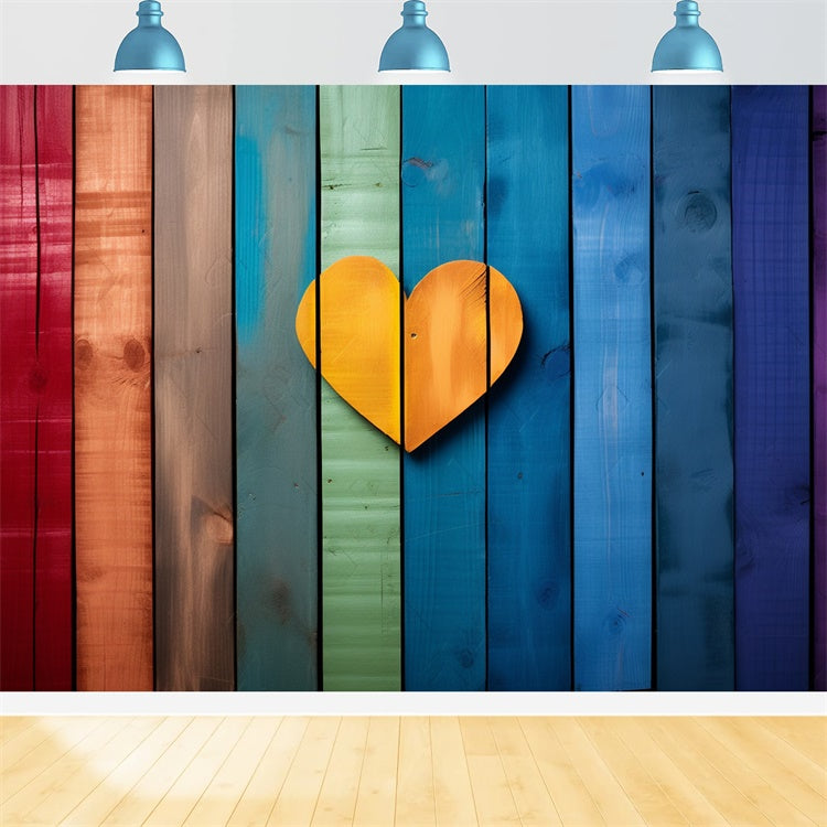 Valentinstag Herz Backdrop Buntes Design Panels Backdrop BRP11-292