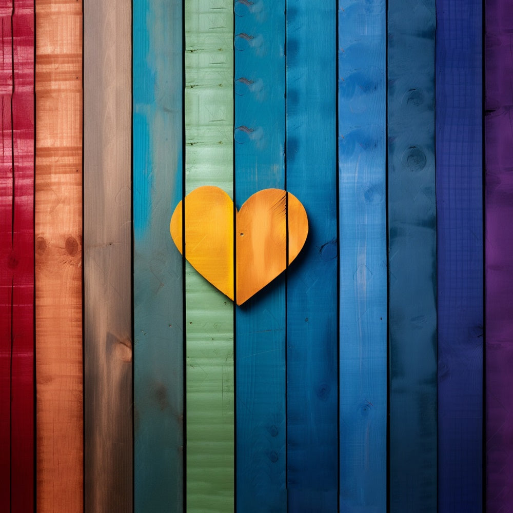 Valentinstag Herz Backdrop Buntes Design Panels Backdrop BRP11-292