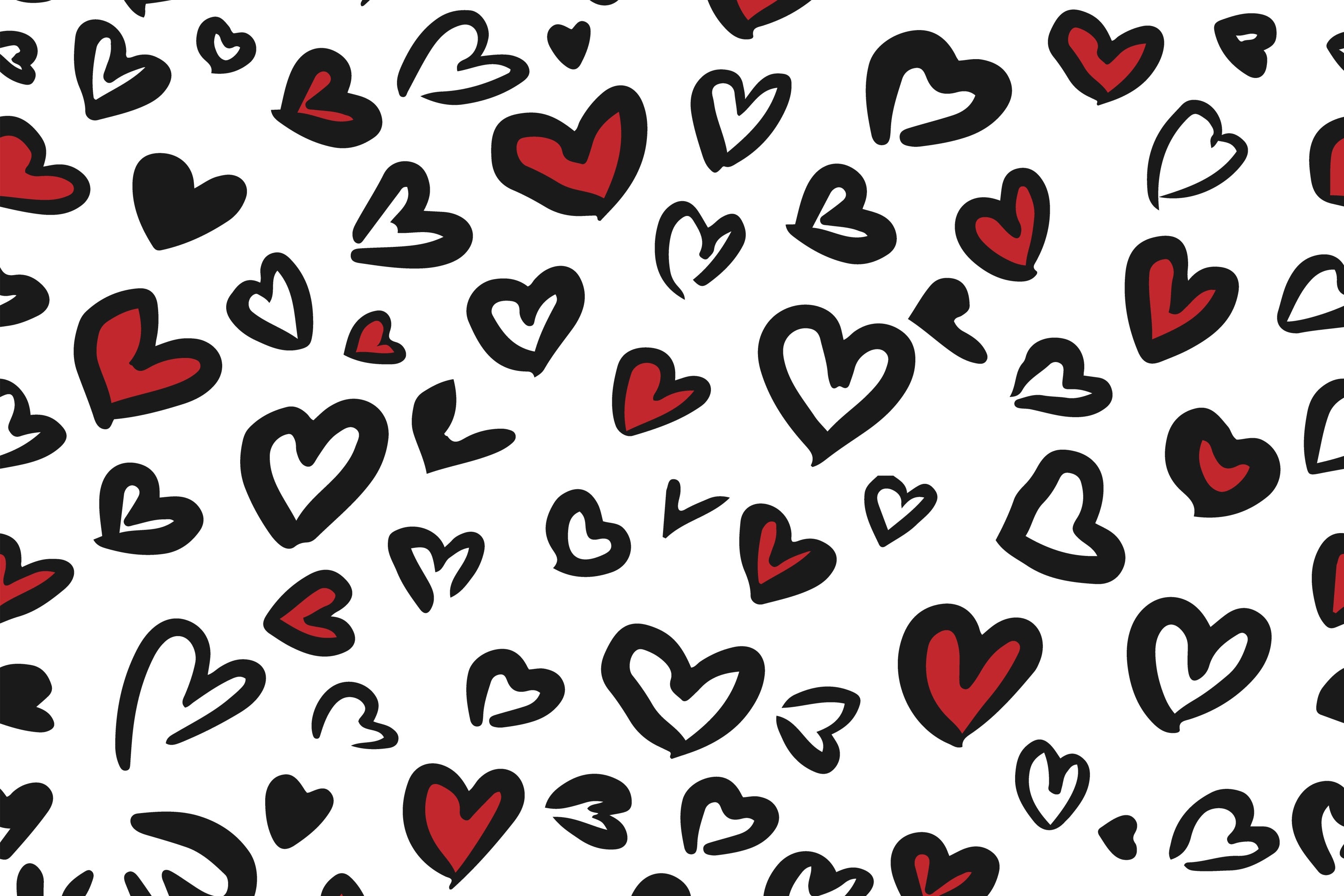 Valentinstag Fotografie Backdrops Handgezeichnetes Herz Liebe Backdrop BRP11-448