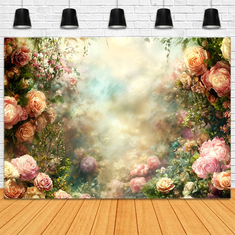 Vintage Backdrop Fotografie Floral Design Eleganz Hintergrund BRP11-552