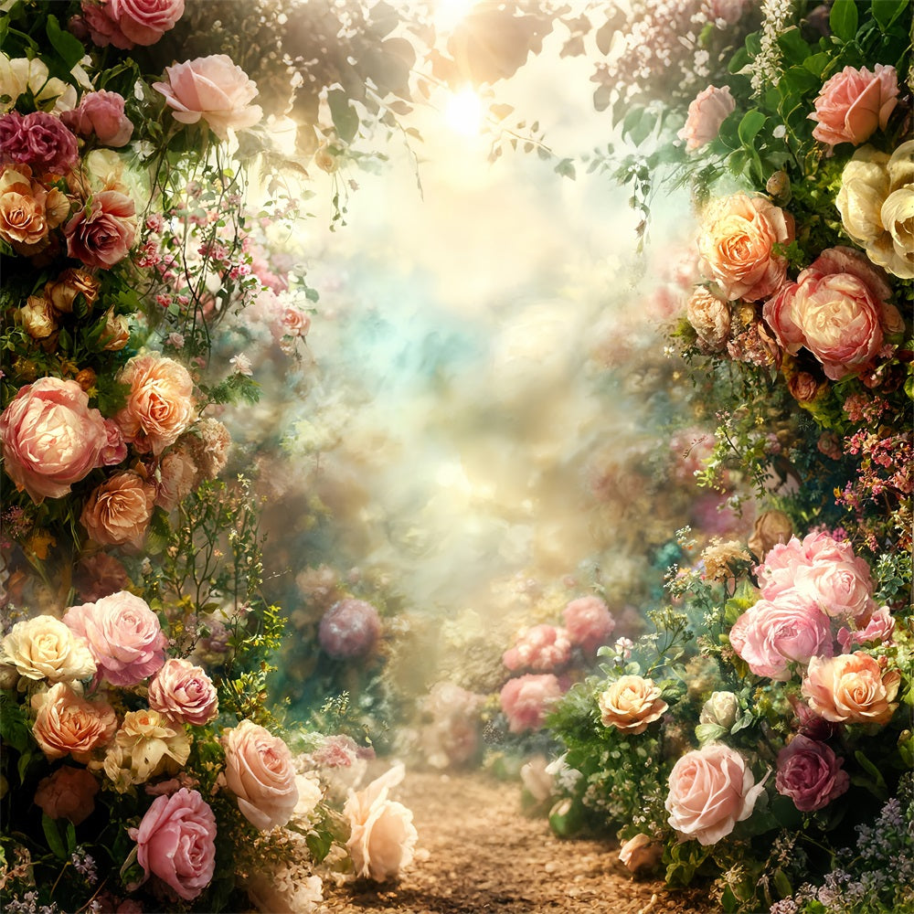 Vintage Backdrop Fotografie Floral Design Eleganz Hintergrund BRP11-552
