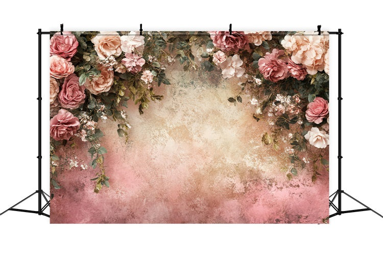 Fotohintergrund Vintage Floral Wanddekor Hintergrund BRP11-562