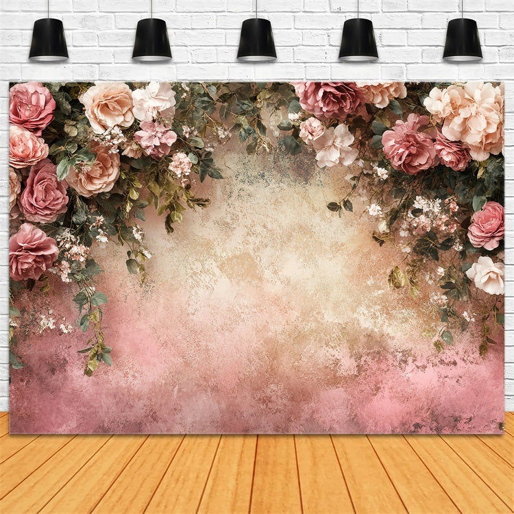 Fotohintergrund Vintage Floral Wanddekor Hintergrund BRP11-562