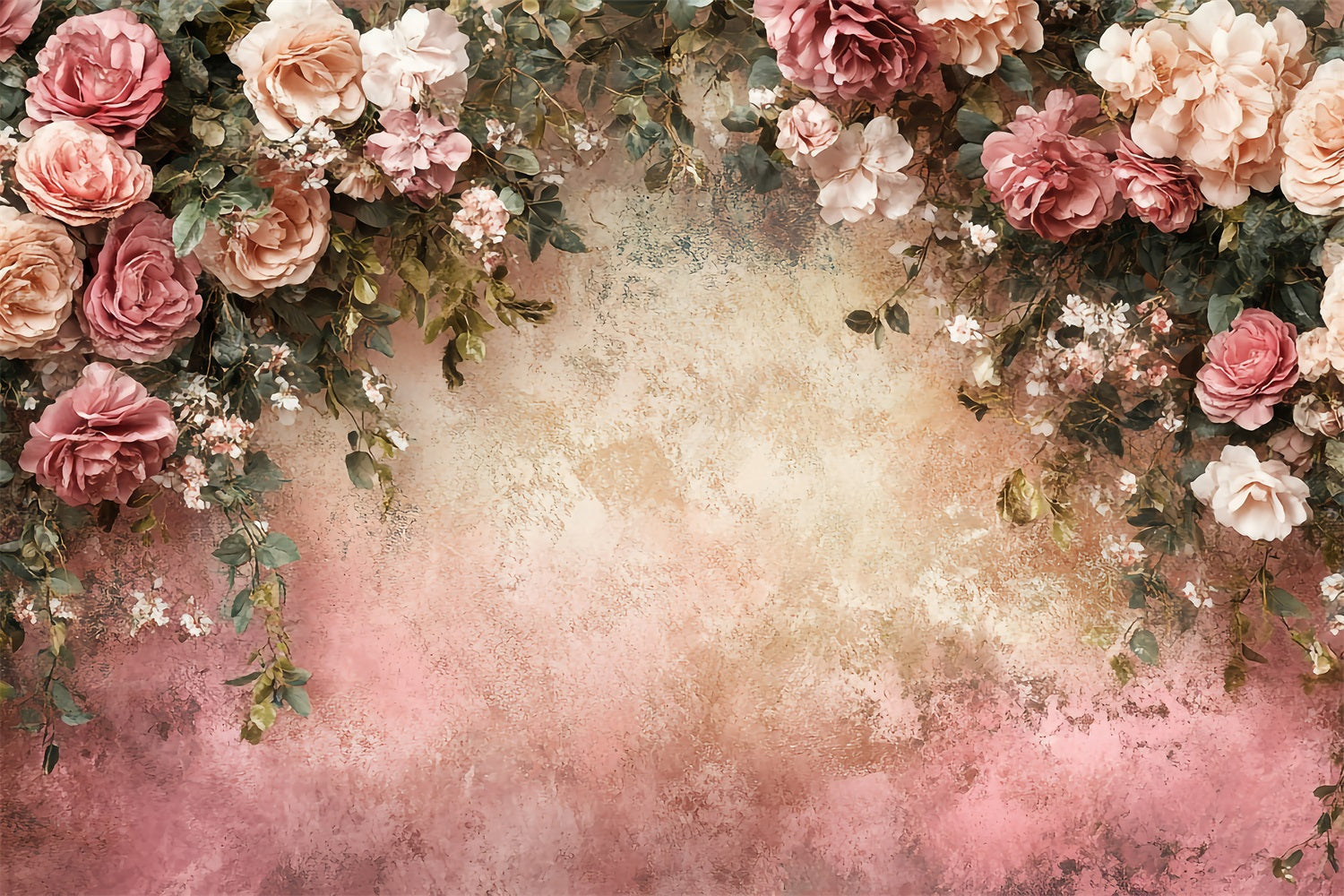 Fotohintergrund Vintage Floral Wanddekor Hintergrund BRP11-562