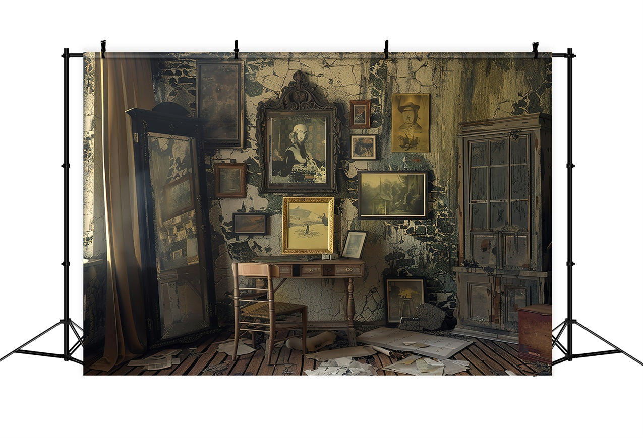 Vintage Backdrops Fotografie Raumdekoration Antike Möbel Backdrop BRP11-563