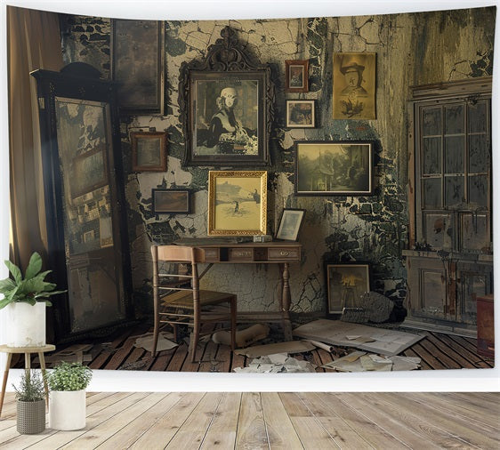 Vintage Backdrops Fotografie Raumdekoration Antike Möbel Backdrop BRP11-563
