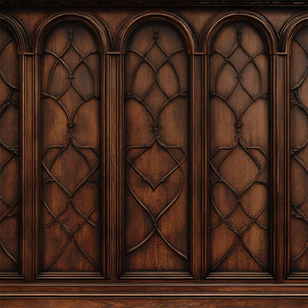 Vintage Backdrops Retro Wand Holzschnitzerei Dekor Backdrop BRP11-567