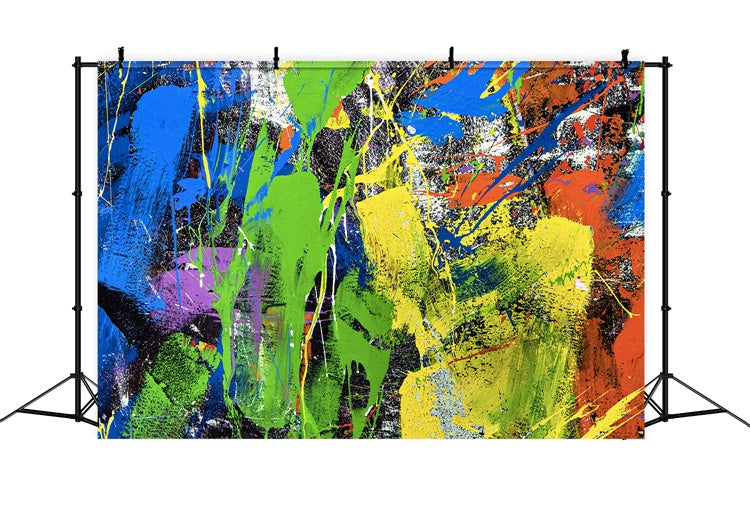 Graffiti Fotokulissen Bunte Splash Art Backdrop BRP12-112