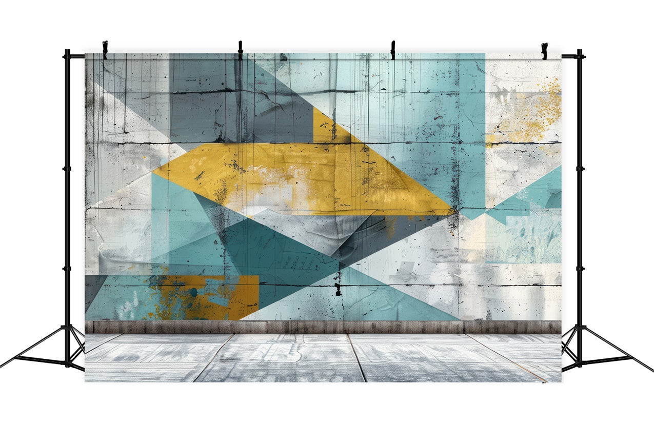 Individueller Graffiti-Hintergrund Buntes geometrisches Muster Hintergrund BRP12-129