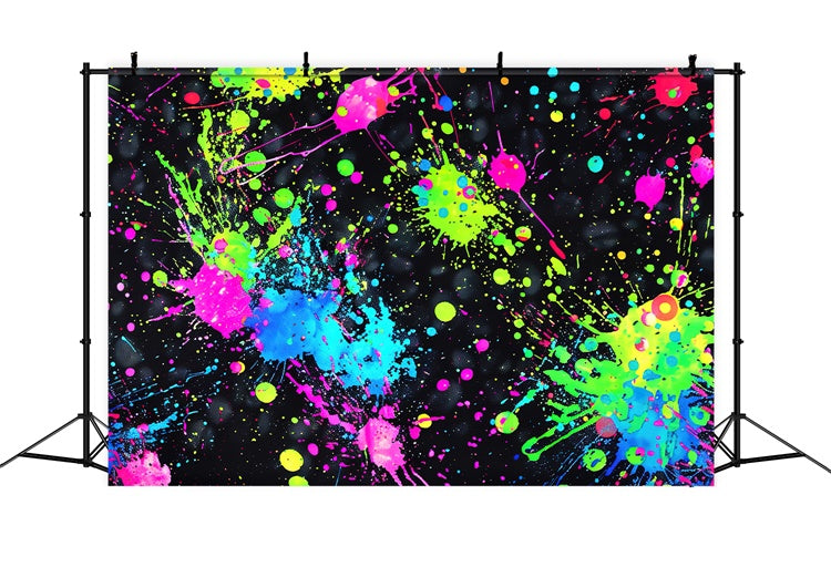 Graffiti-Hintergrund Dynamische fluoreszierende Farbe Burst Backdrop BRP12-134