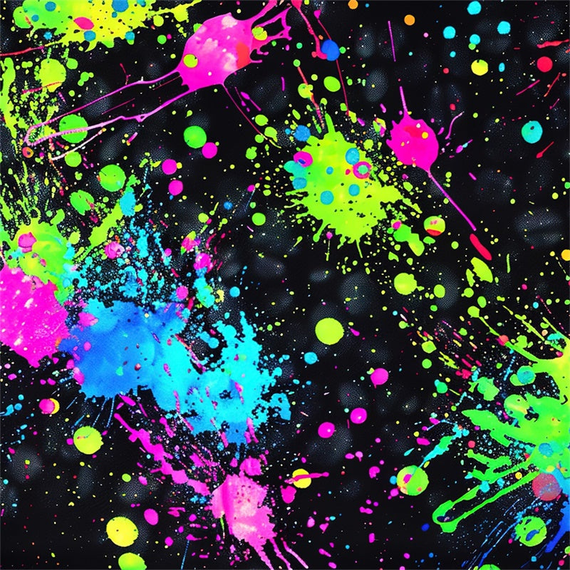 Graffiti-Hintergrund Dynamische fluoreszierende Farbe Burst Backdrop BRP12-134