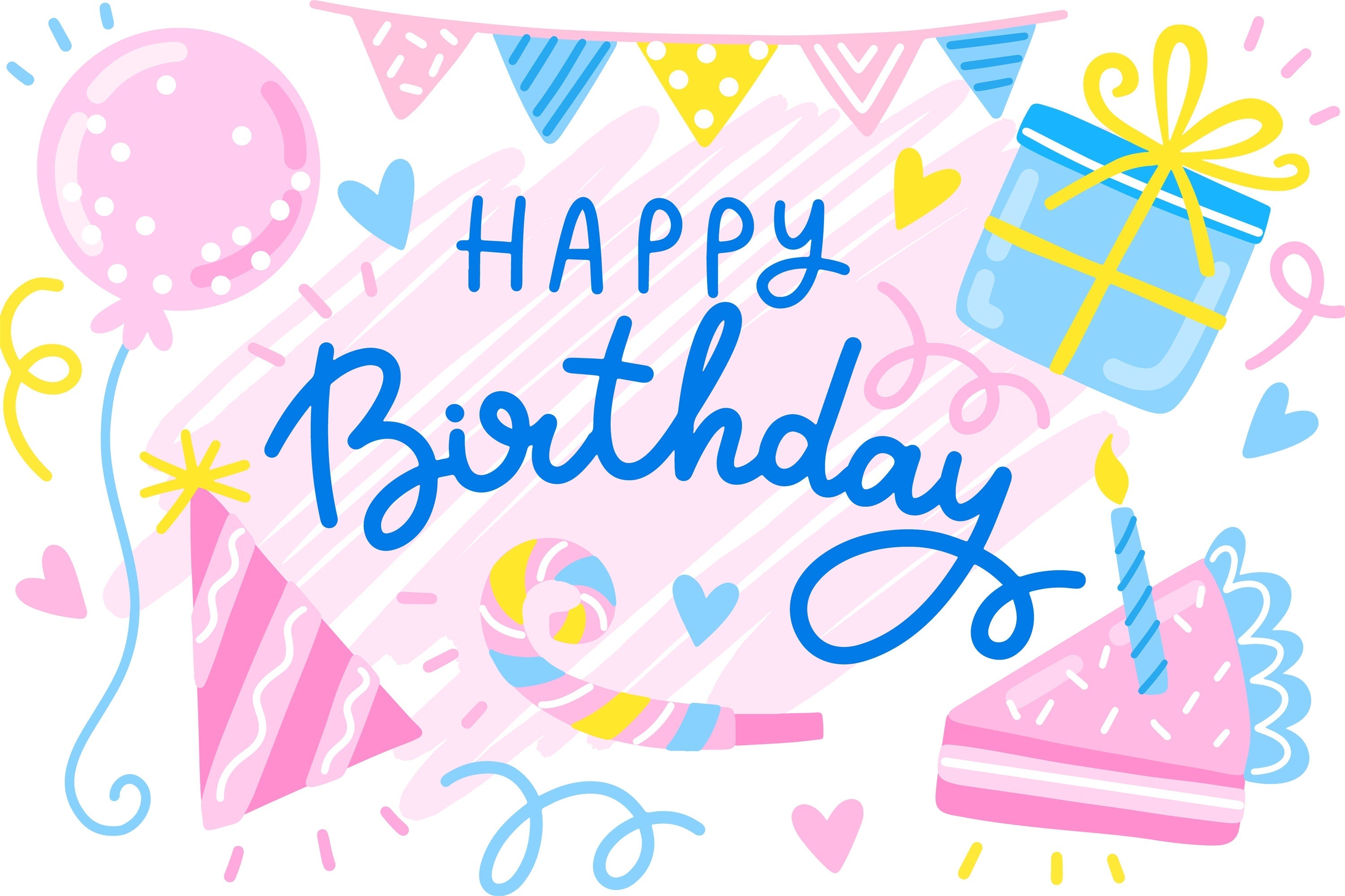 Personalisierte Backdrop für Geburtstag Sweet Cheerful Celebration Backdrop BRP2-213