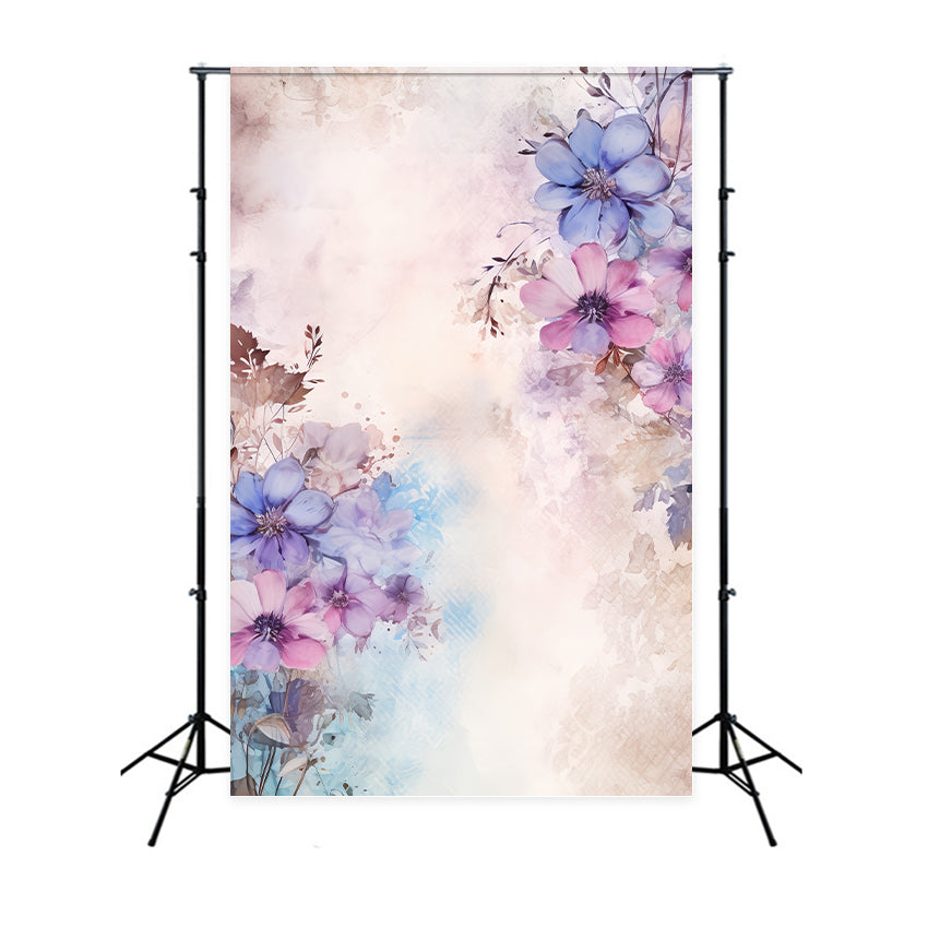 Floral Fotohintergrund Weiches Pastell Floral Fantasy Hintergrund BRP2-70