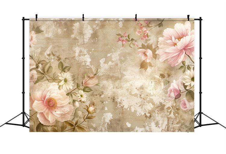 Blume Fotohintergrund Zeitlos Vintage Rose Fotohintergrund BRP2-71