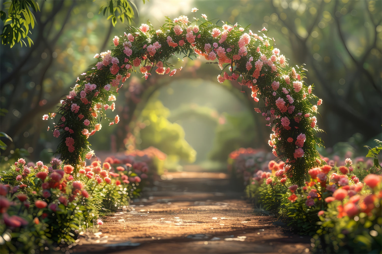 Blume Fotografie Hintergrund Frühling Blüte Floral Path Hintergrund BRP2-86