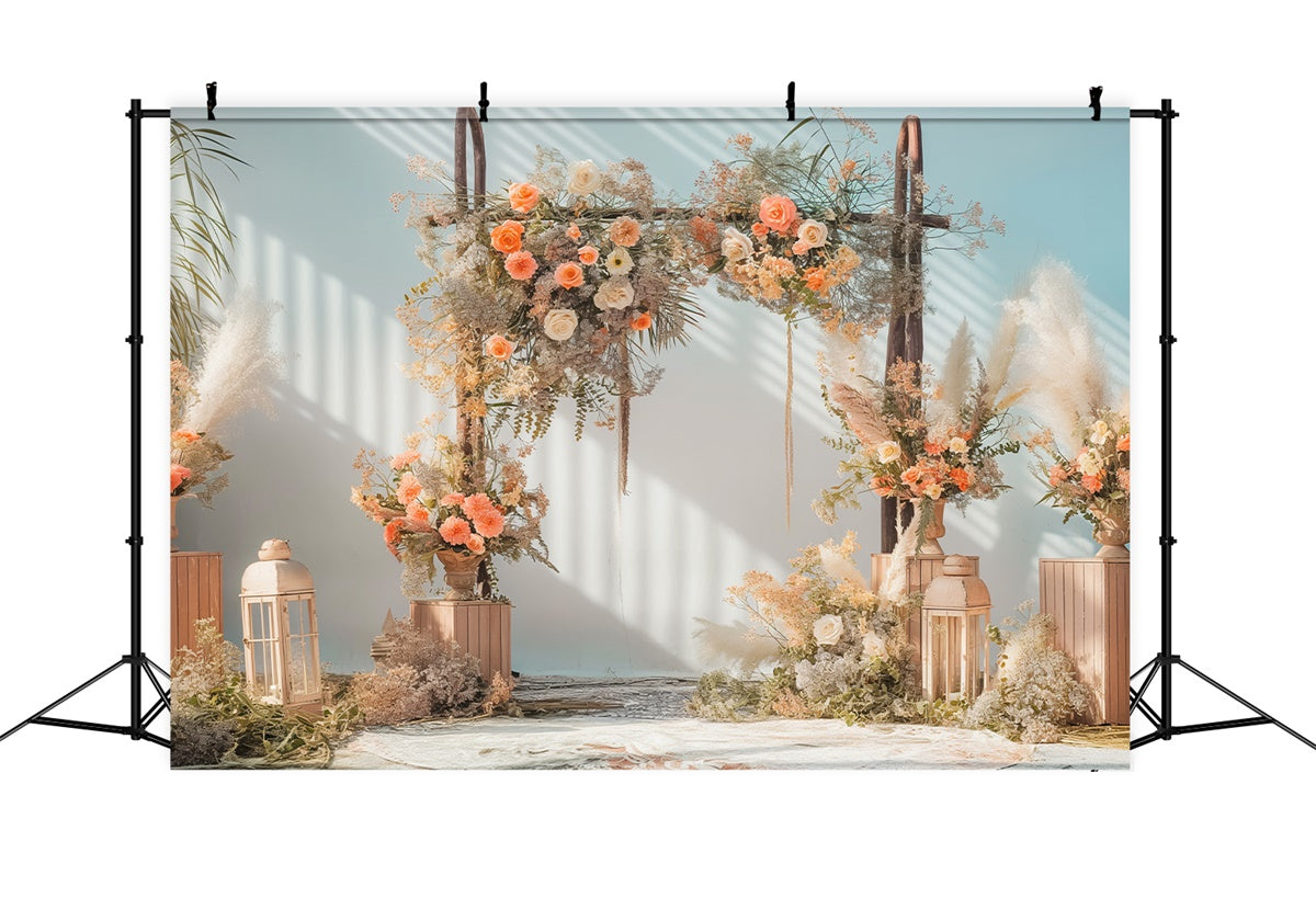 Floral Fotohintergrund Enchanted Floral Garden Arch Backdrop BRP2-92
