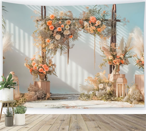 Floral Fotohintergrund Enchanted Floral Garden Arch Backdrop BRP2-92