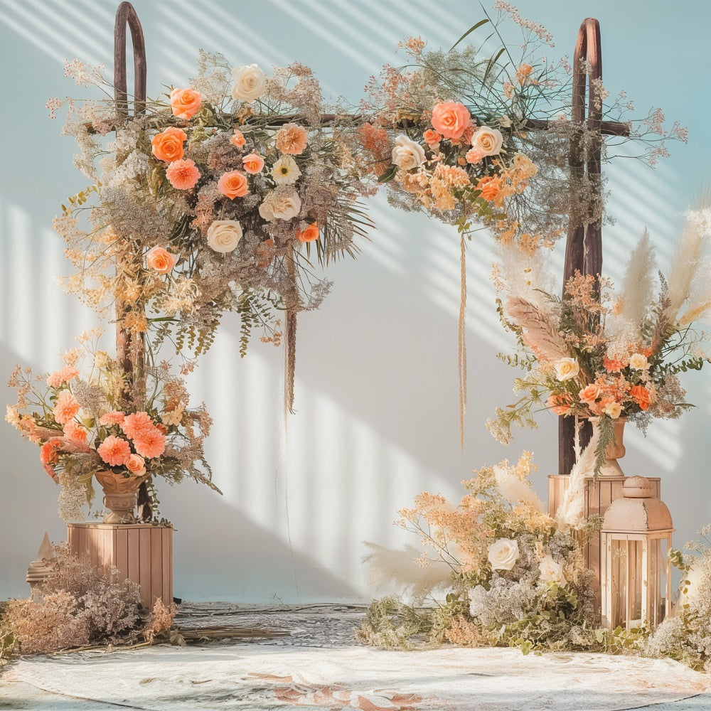 Floral Fotohintergrund Enchanted Floral Garden Arch Backdrop BRP2-92