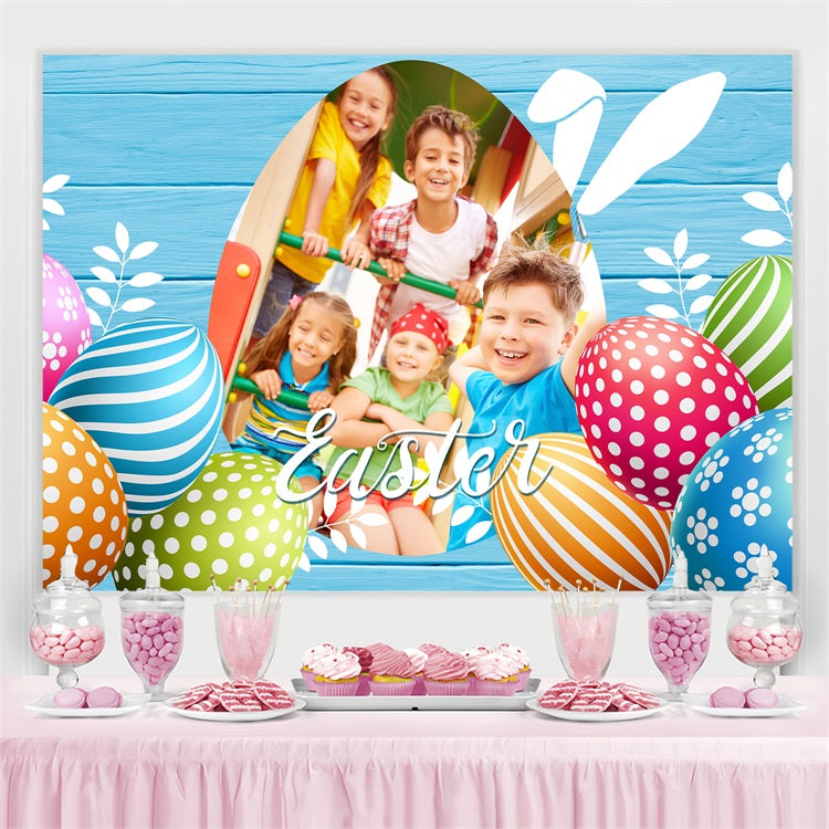 Ostern Backdrops Holzrahmen Ei Individuelles Backdrop BRP3-173