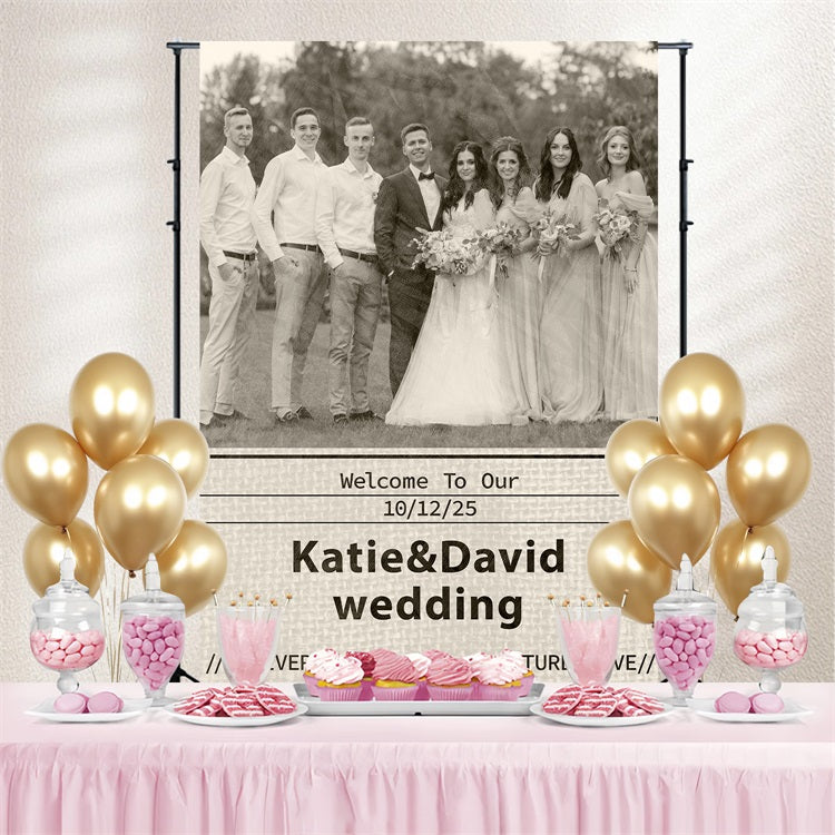Hochzeit Backdrops Forever Love Party Personalisierte Backdrop BRP3-193