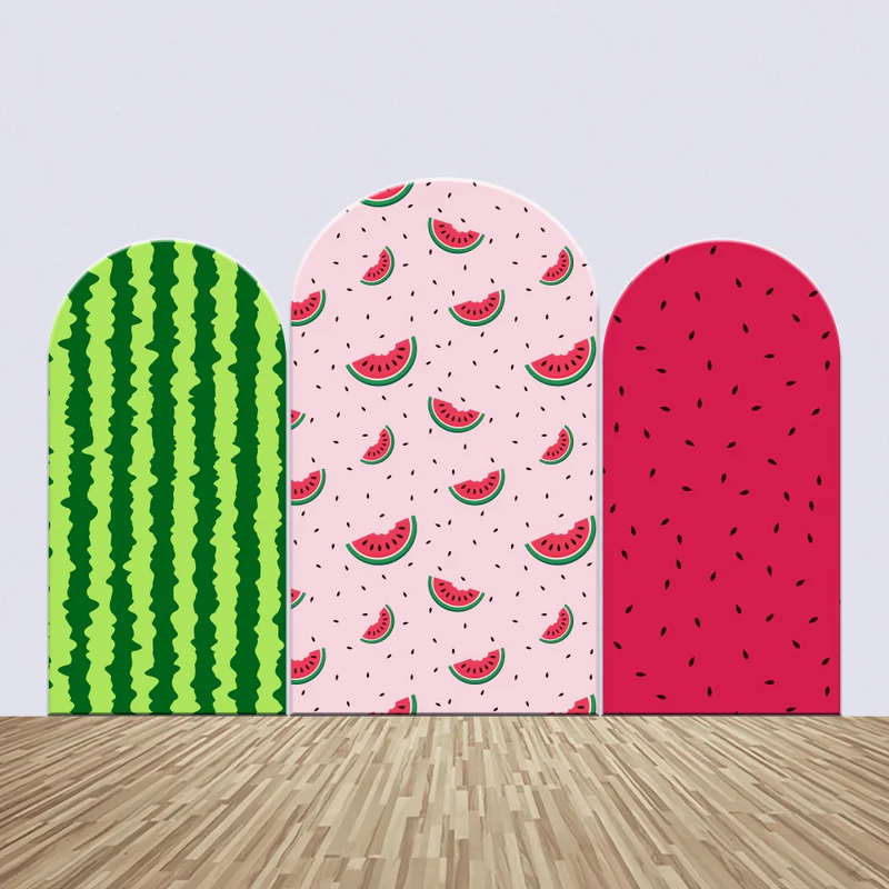 Customized Backdrop für Geburtstag Sommer Wassermelone Arch Backdrop Kit BRP3-269