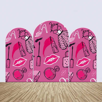 Custom Backdrop Geburtstag Elegant Mode Rosa Bogen Backdrop Kit BRP3-51