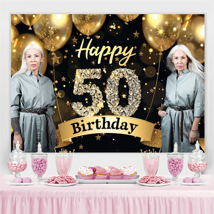 Benutzerdefinierte Geburtstag Party Backdrop Shamrock Gold Coins 80th Backdrop BRP4-12