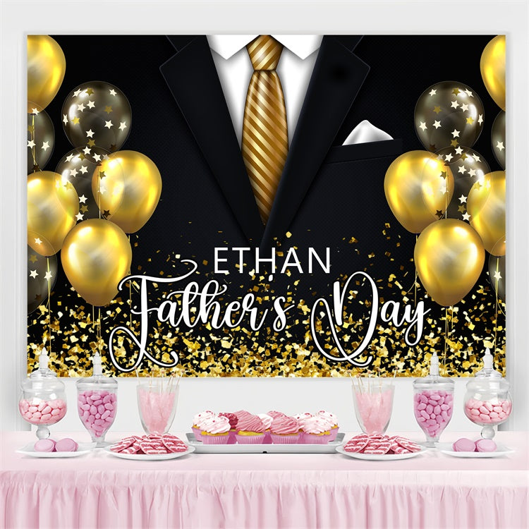 Vatertag Hintergrund Elegant Smoking Ballon Individuelles Hintergrundbild BRP4-73