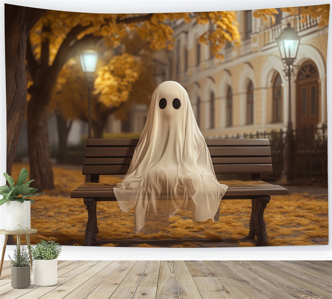 Halloween Bild Hintergrund Gespenst Herbst Bank Hintergrund BRP57-107