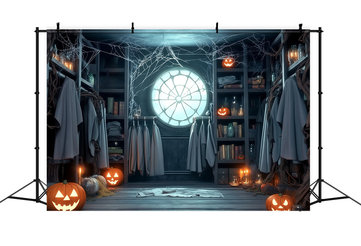 Halloween Backdrop Ideen Gespenstische Garderobe Backdrop BRP57-110