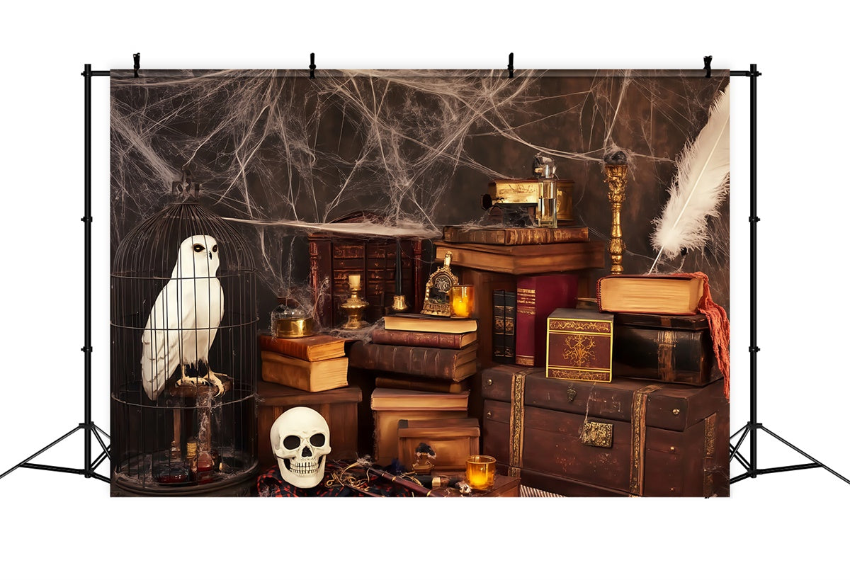 Halloween Fotografie Backdrop Zauberer Schädel Studie Backdrop BRP57-114