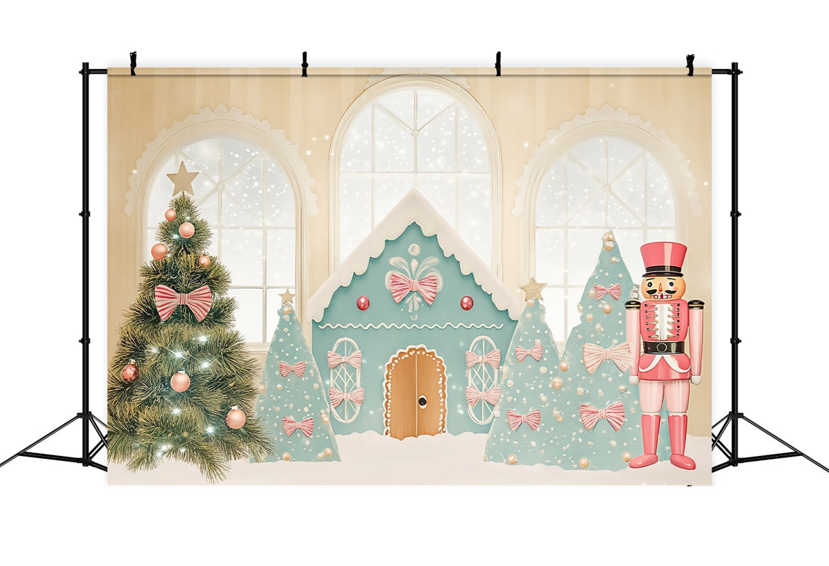 Weihnachten Backdrops Verkauf Nussknacker Sugar Shack Backdrop BRP57-142