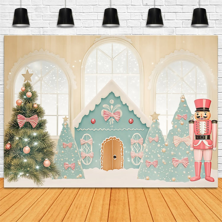 Weihnachten Backdrops Verkauf Nussknacker Sugar Shack Backdrop BRP57-142