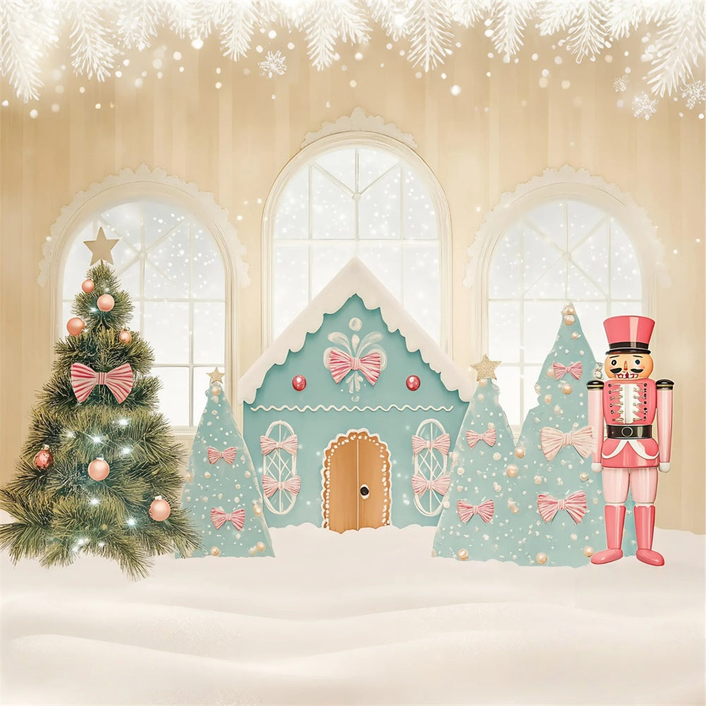 Weihnachten Backdrops Verkauf Nussknacker Sugar Shack Backdrop BRP57-142
