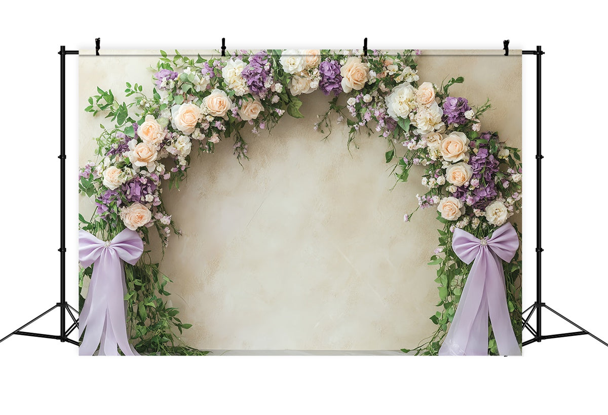 Herbst Fotokulissen Eleganter Blumenbogen Hintergrund BRP57-192