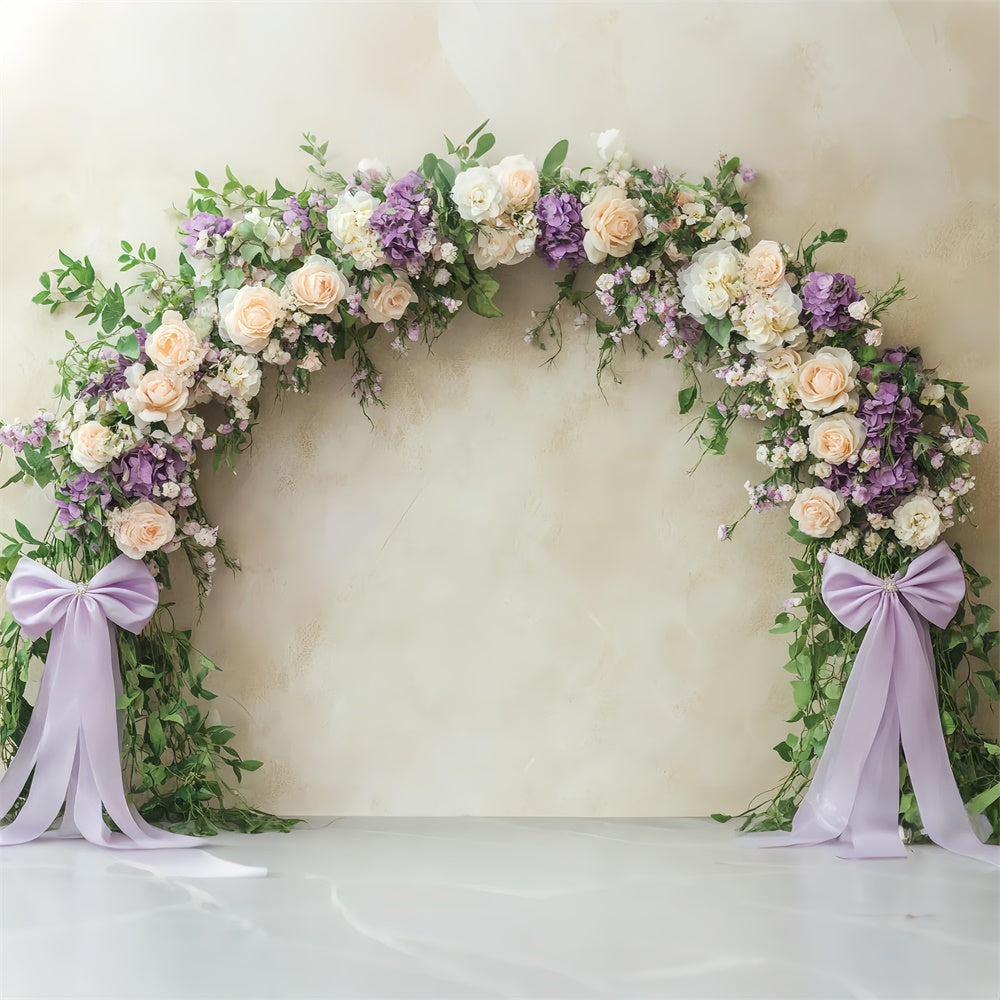 Herbst Fotokulissen Eleganter Blumenbogen Hintergrund BRP57-192