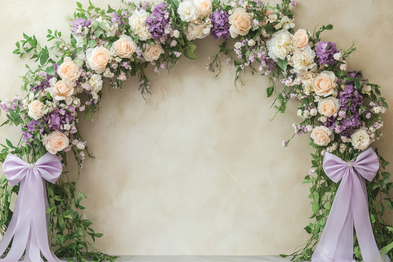 Herbst Fotokulissen Eleganter Blumenbogen Hintergrund BRP57-192