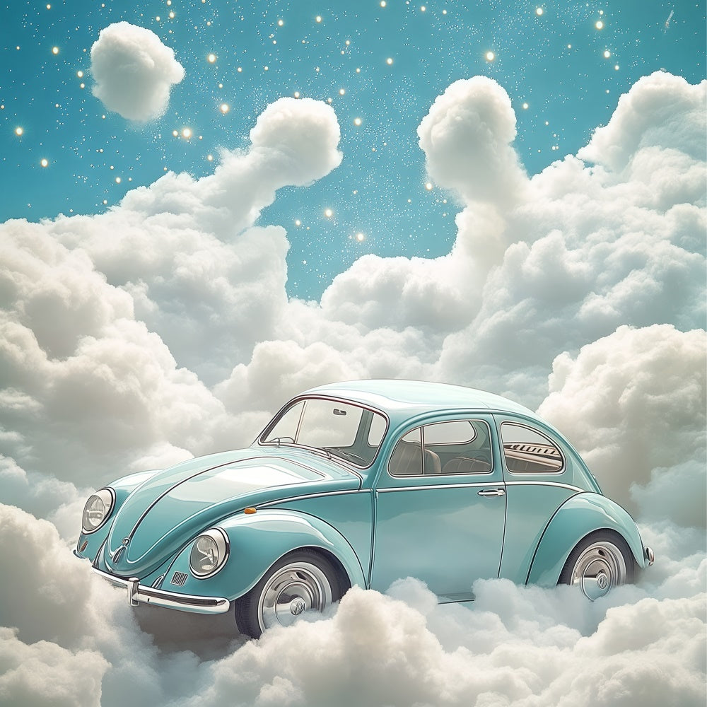 Wolke Fotohintergrund Retro Auto Abenteuer Hintergrund BRP57-213