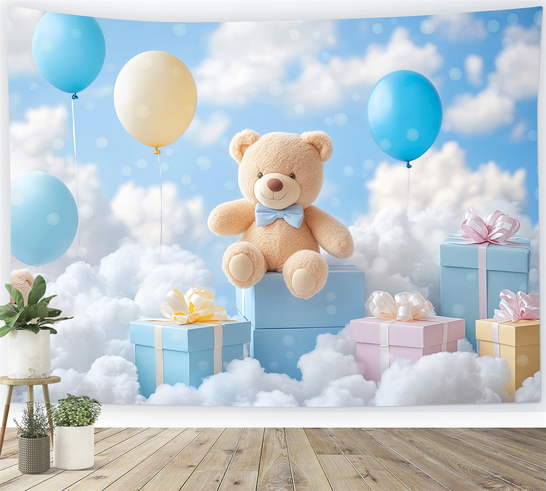 Wolke Fotografie Backdrop Himmel Geschenk Feier Fotohintergrund BRP57-221