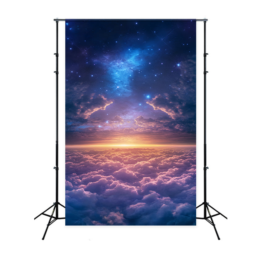 Wolkenhimmel Backdrop Traumhorizont Sparkle Fotohintergrund BRP57-233