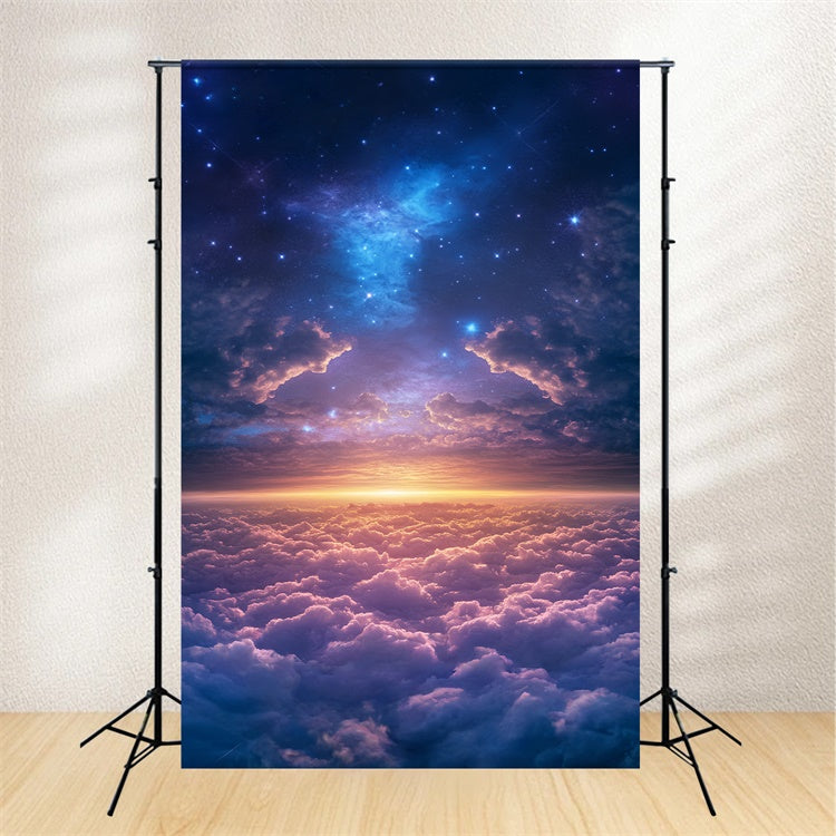 Wolkenhimmel Backdrop Traumhorizont Sparkle Fotohintergrund BRP57-233