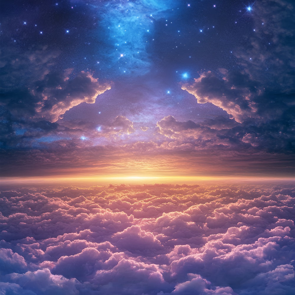 Wolkenhimmel Backdrop Traumhorizont Sparkle Fotohintergrund BRP57-233