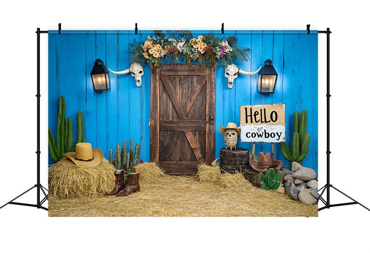 Kinder Backdrops Scheunentor Wild West Backdrop BRP57-253