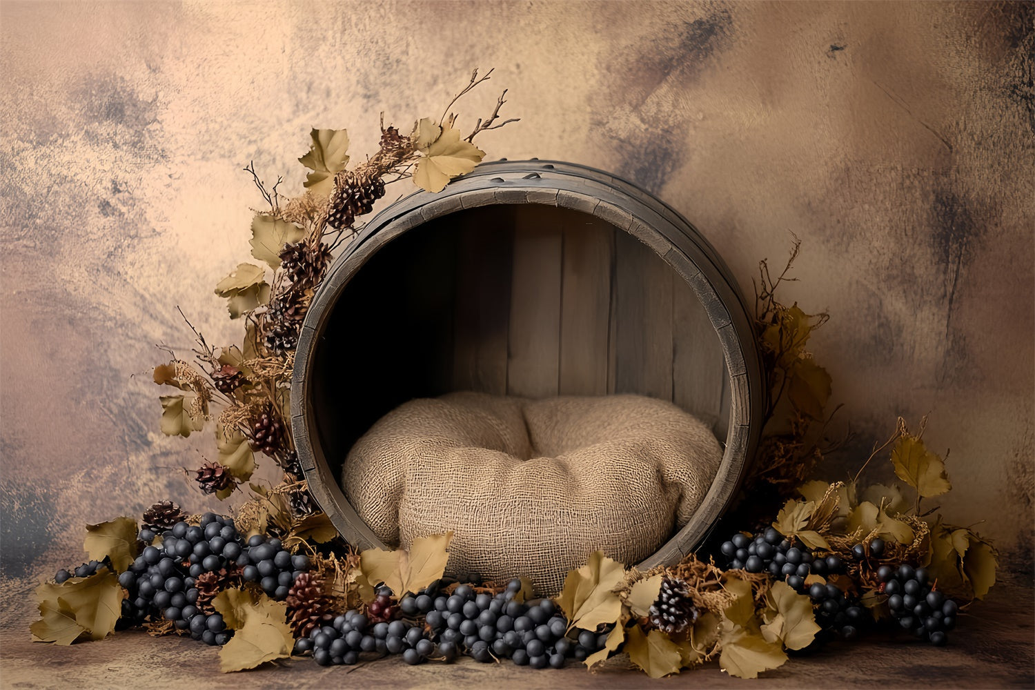 Kinder Backdrops Weinlese Wiege Backdrop BRP57-266