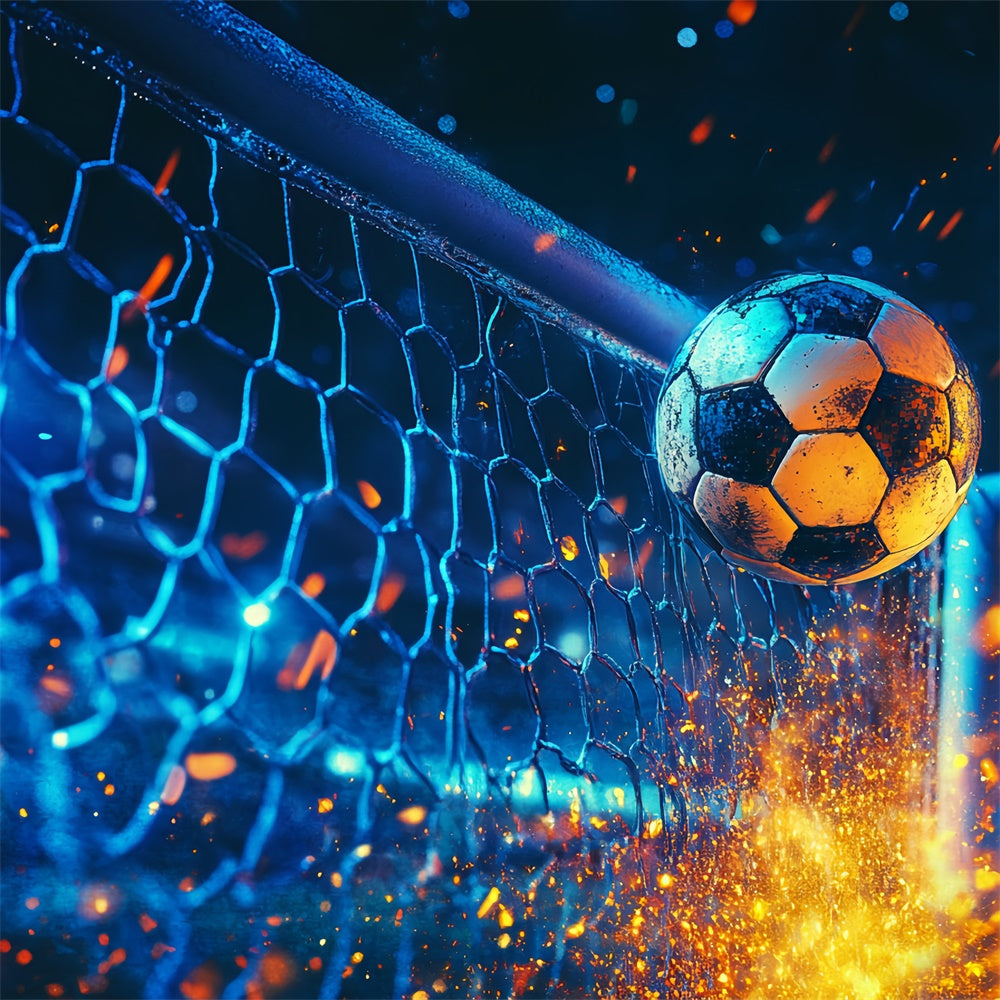 Fußball-Hintergrundkulisse Sparkshot Goal Impact Backdrop BRP57-317